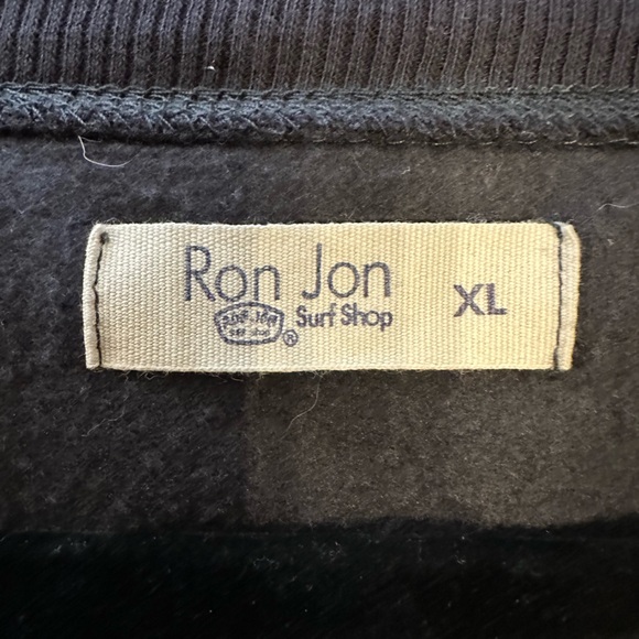 Ron Jon Surf Shop Crew Neck Sweatshirt-Charcoal Gray-Size XL - Picture 4 of 5